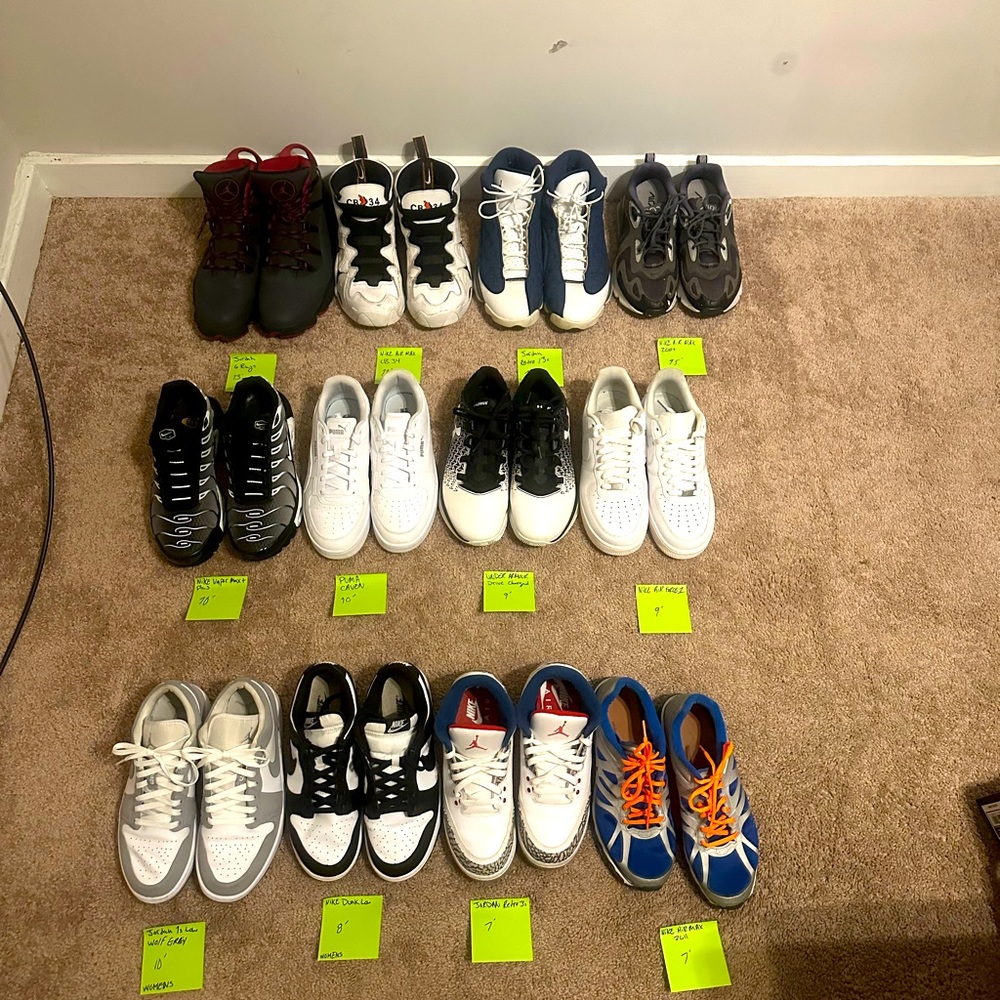 All varieties Check out closet